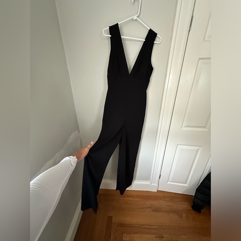 Black formal jumpsuit from Lulu’s size 4